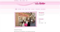 Desktop Screenshot of cafe-moeller.de