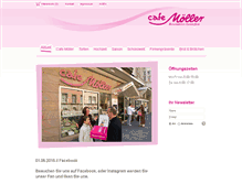 Tablet Screenshot of cafe-moeller.de